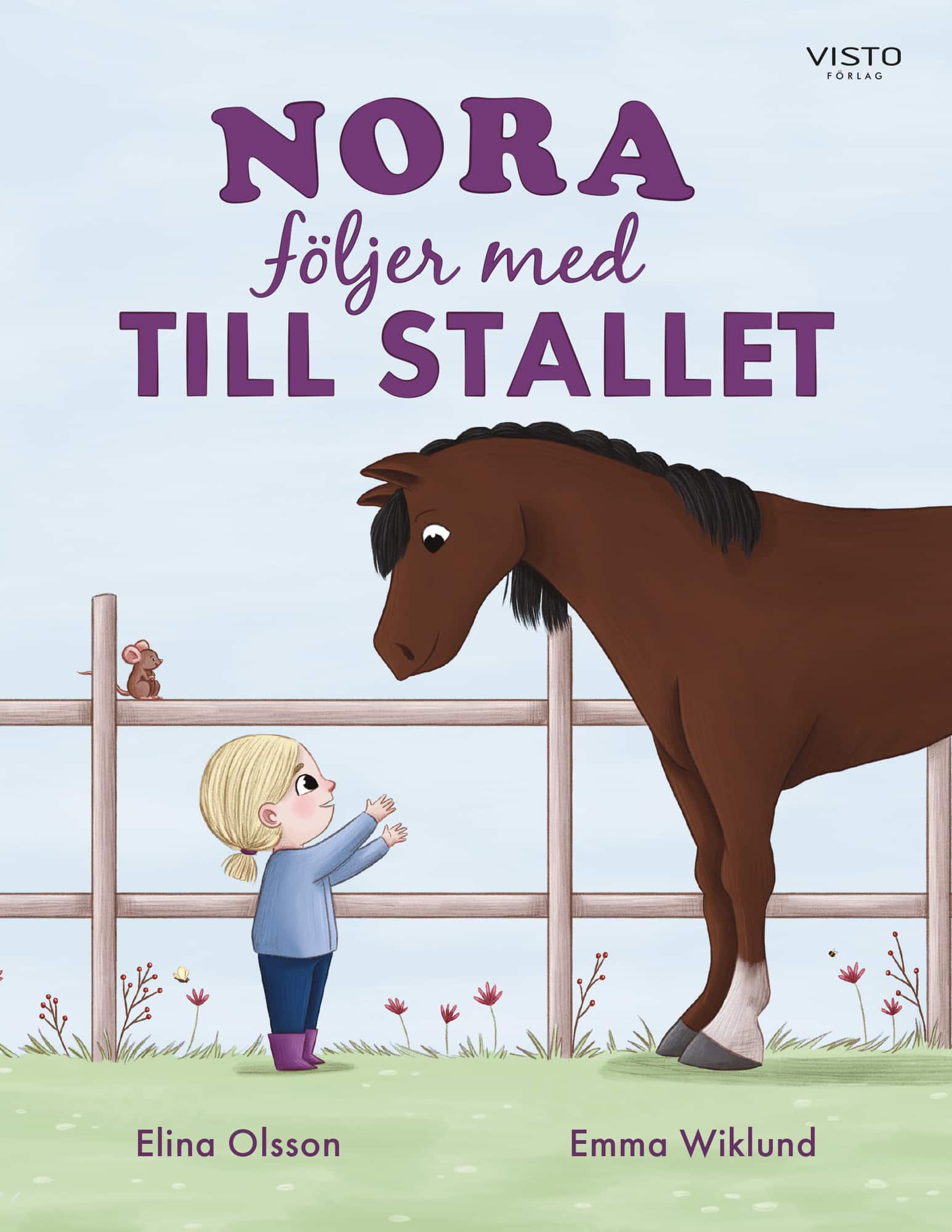 Nora följer med till stallet av Elina Olsson