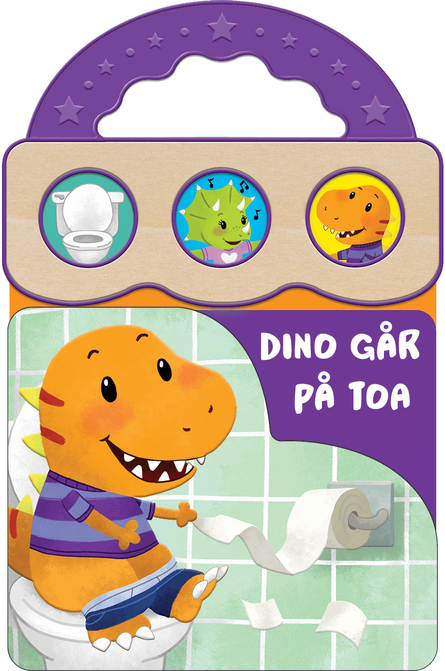 Dino går på toa