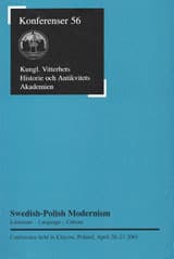 Swedish-Polish Modernism : Litterature - Language - Culture