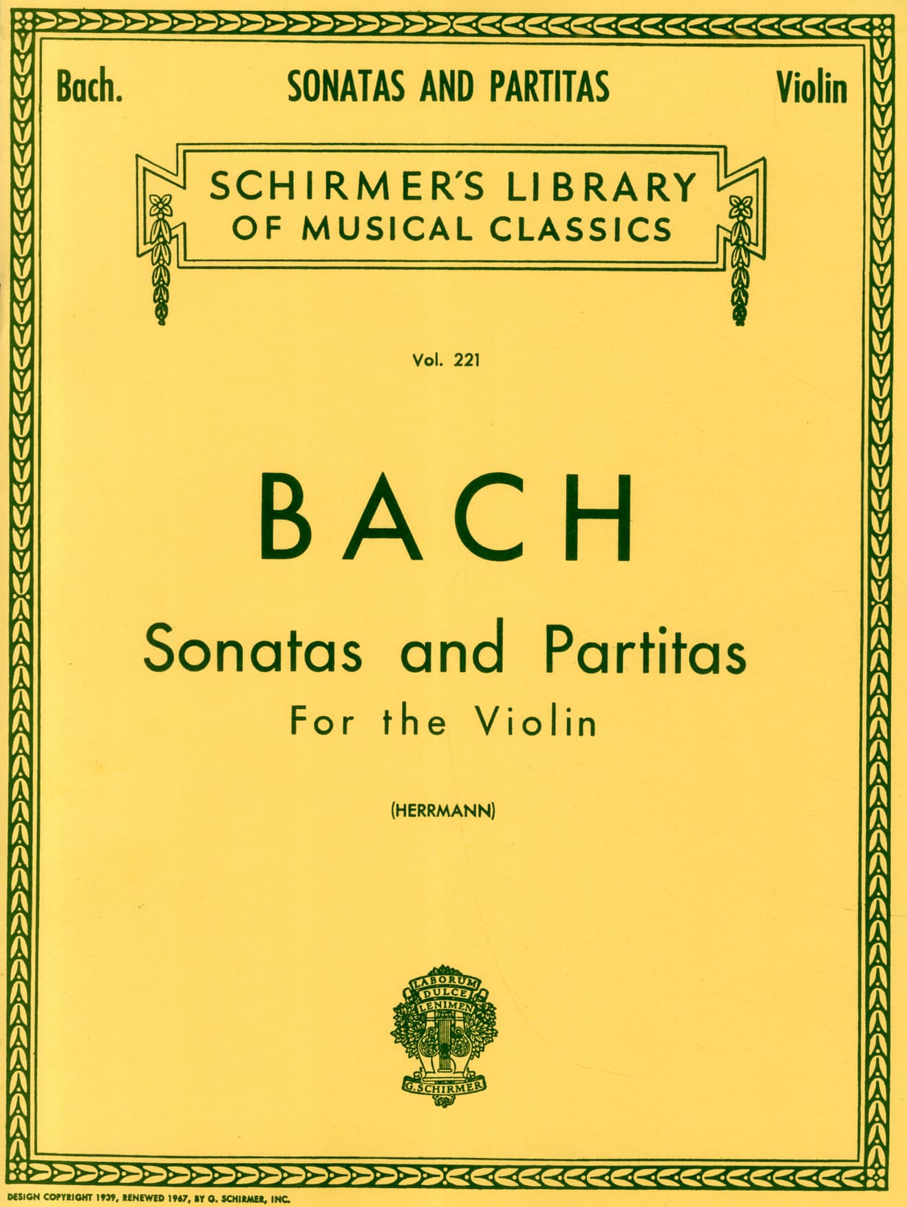 Bach; Sonatas and Partitas for Violin