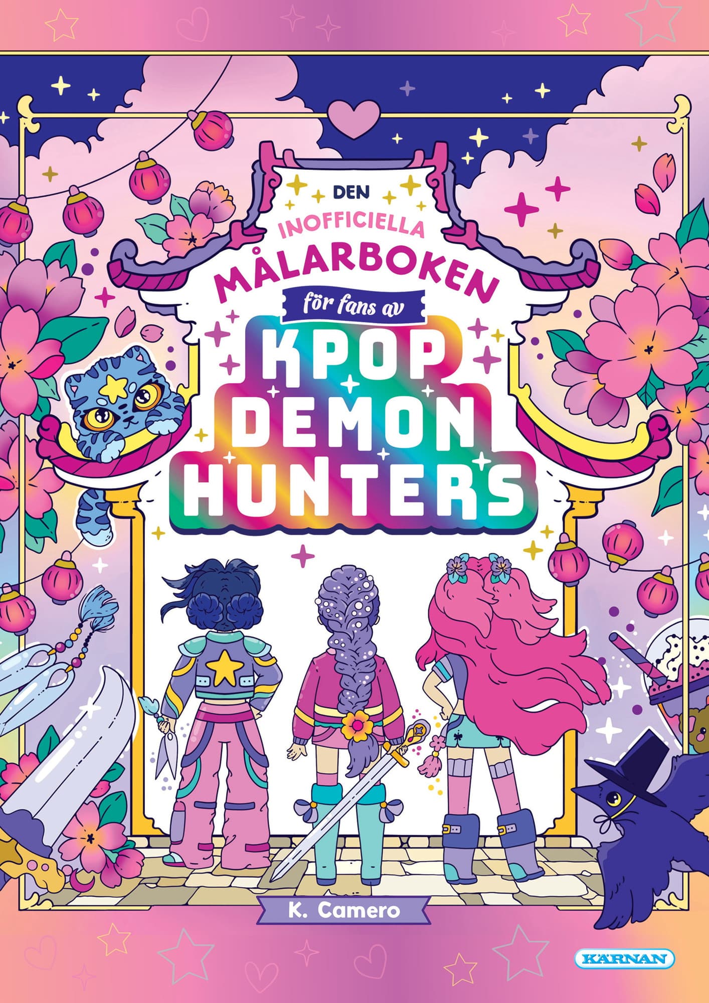 Kpop Demon Hunters. Den inofficiella målarboken