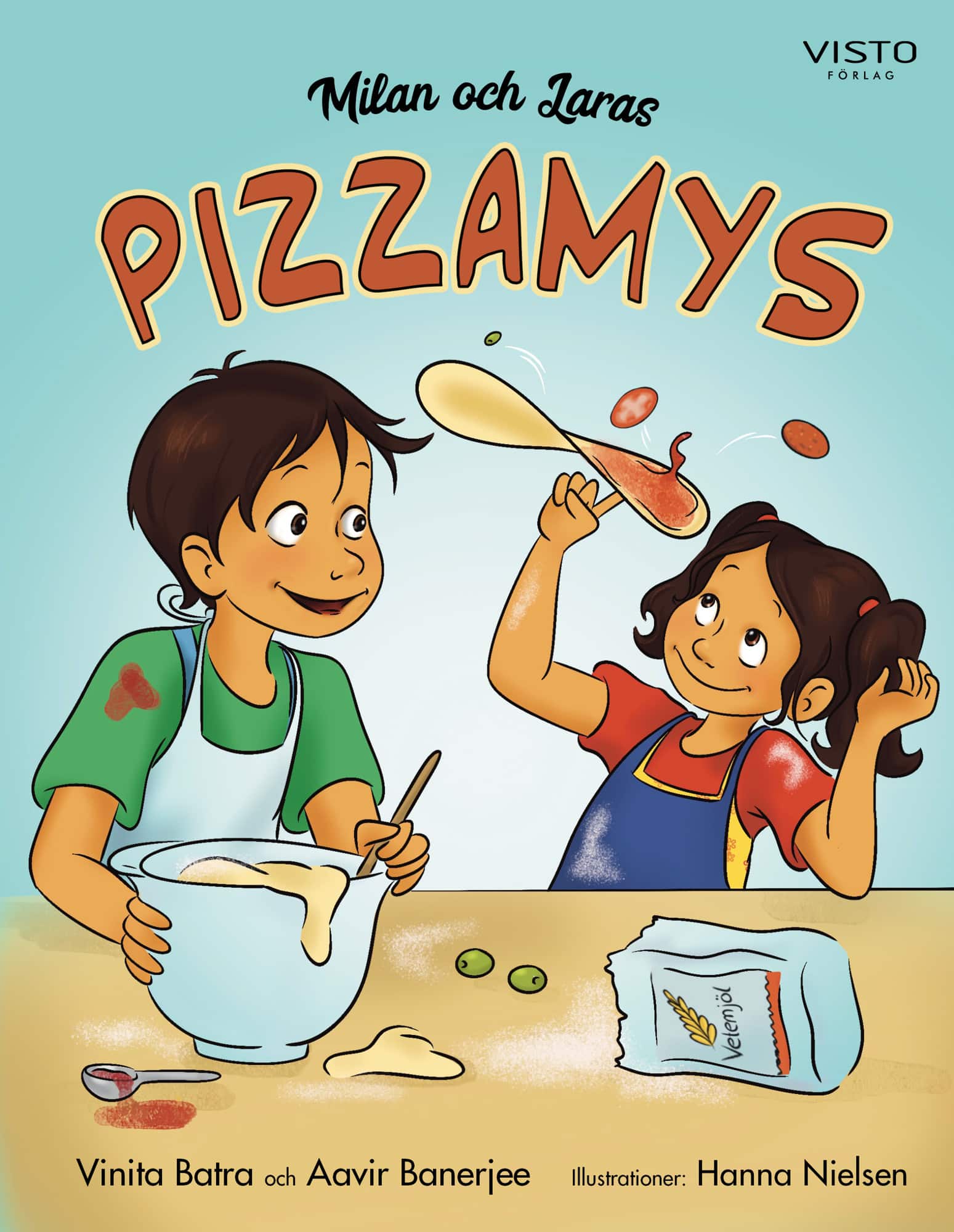 Milan och Laras pizzamys av Vinita Batra