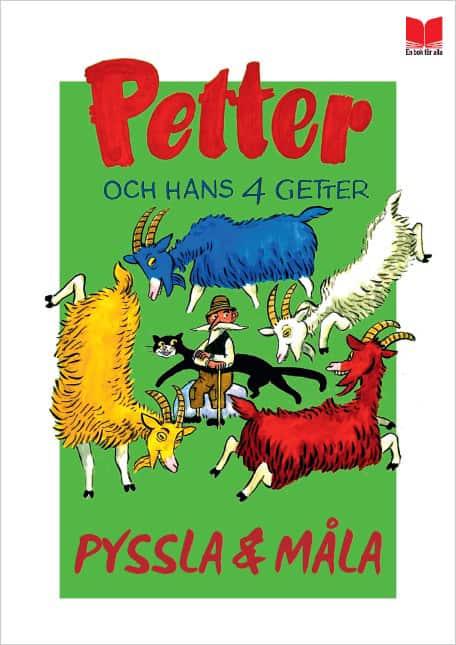 Petter och hans fyra getter : pyssla och måla av Anna Strandberg