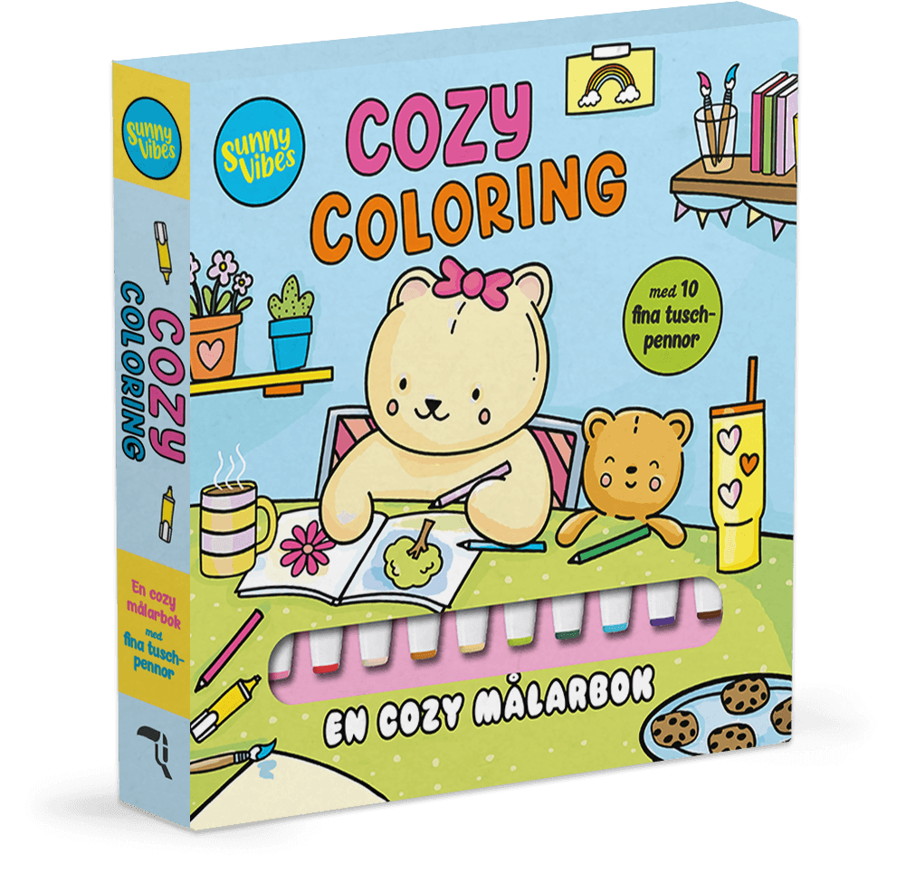 Cozy coloring. En cozy målarbok