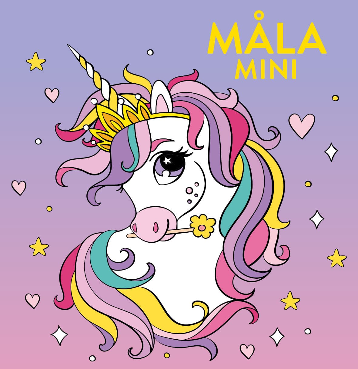 Måla mini. Enhörningar