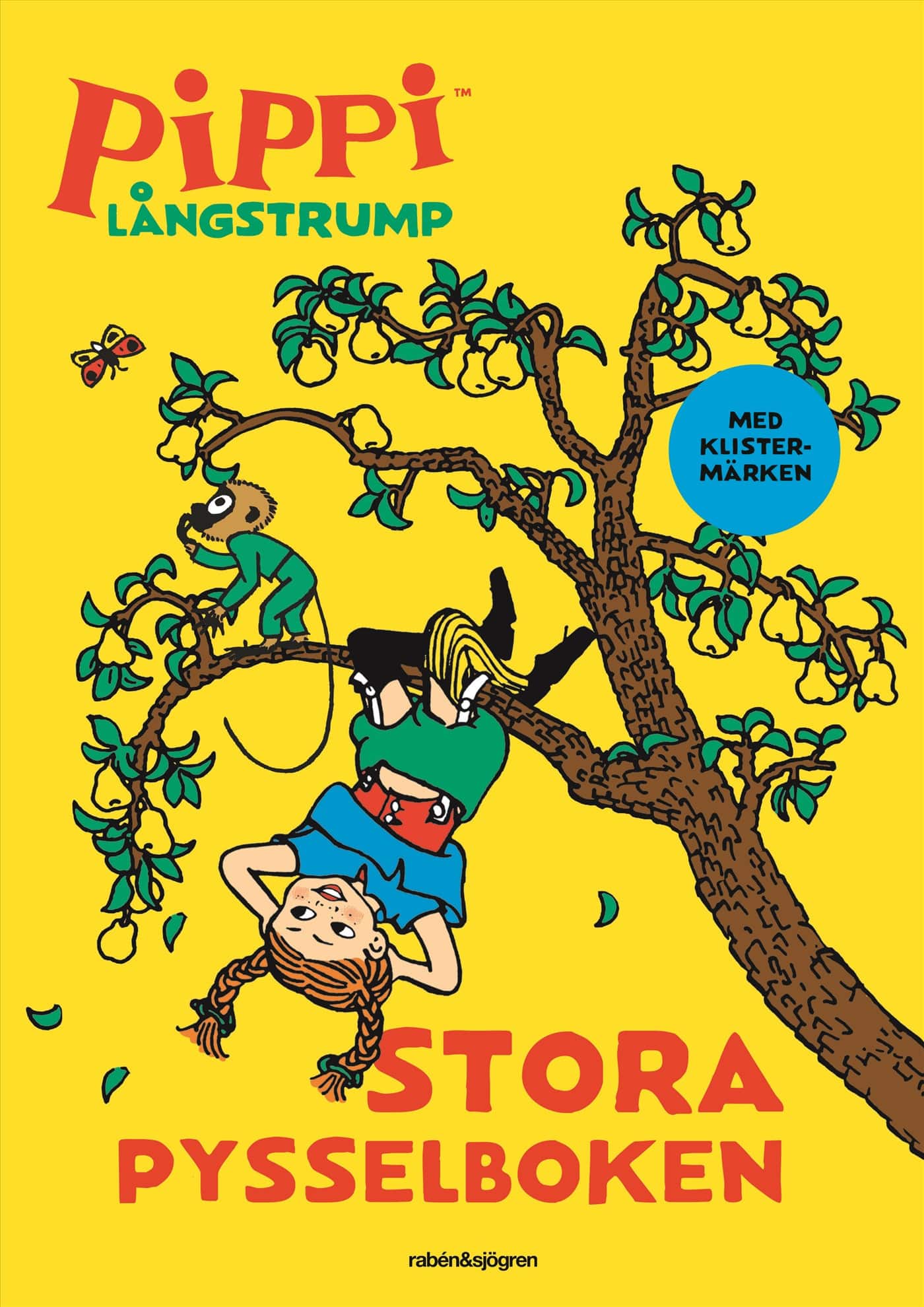 Pippi Långstrump - Stora pysselboken : med klistermärken av Astrid Lindgren