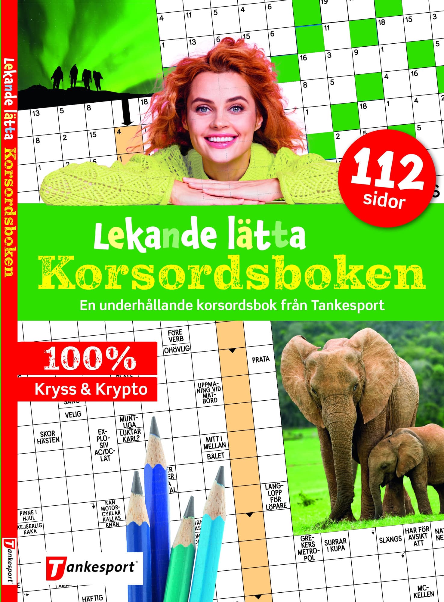 Lekande lätta korsordsboken