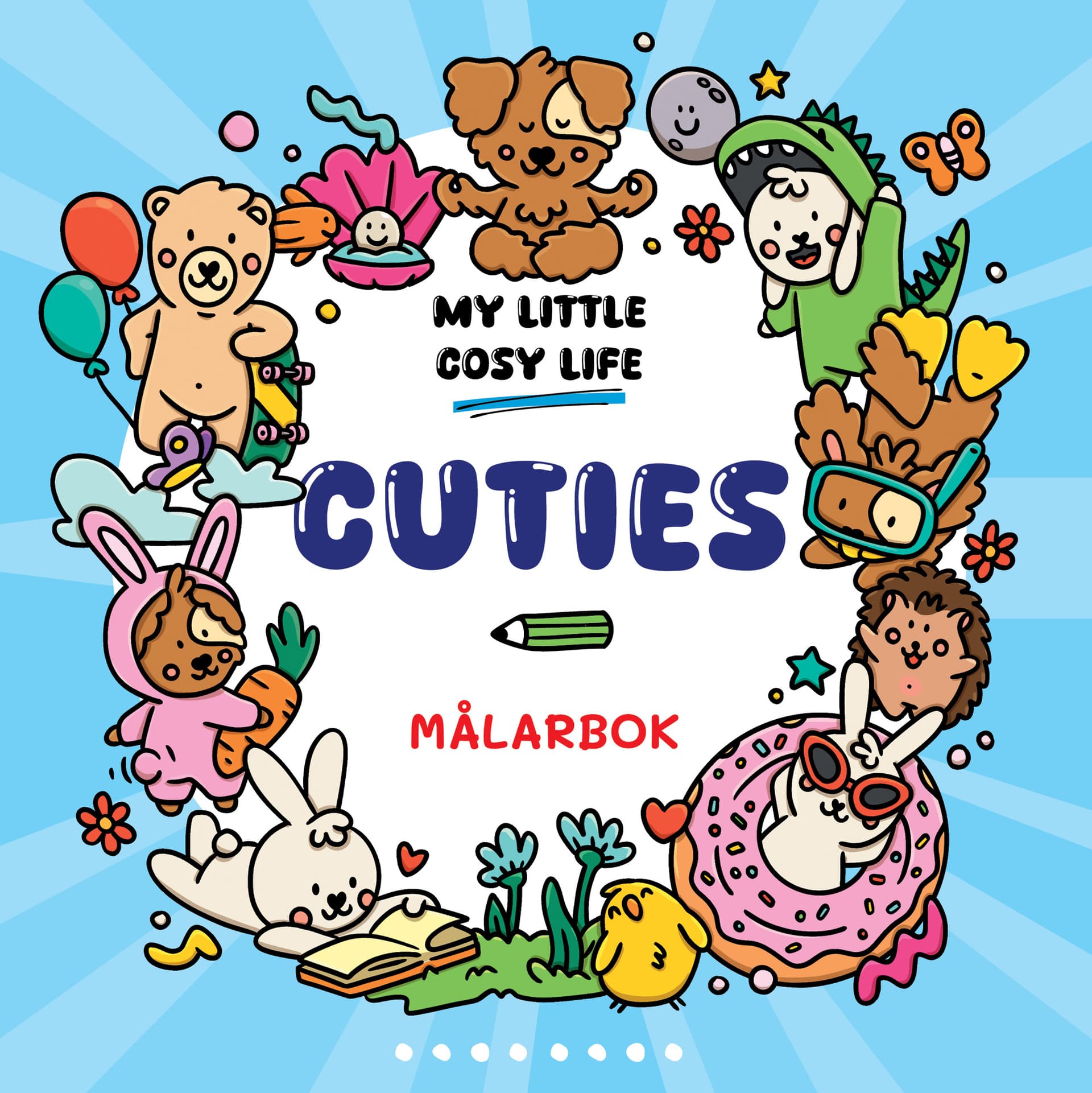 Cuties. En Cozy Coloring målarbok från My Little Cosy Life