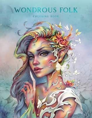 Wondrous Folk Coloring Book av Christine Karron