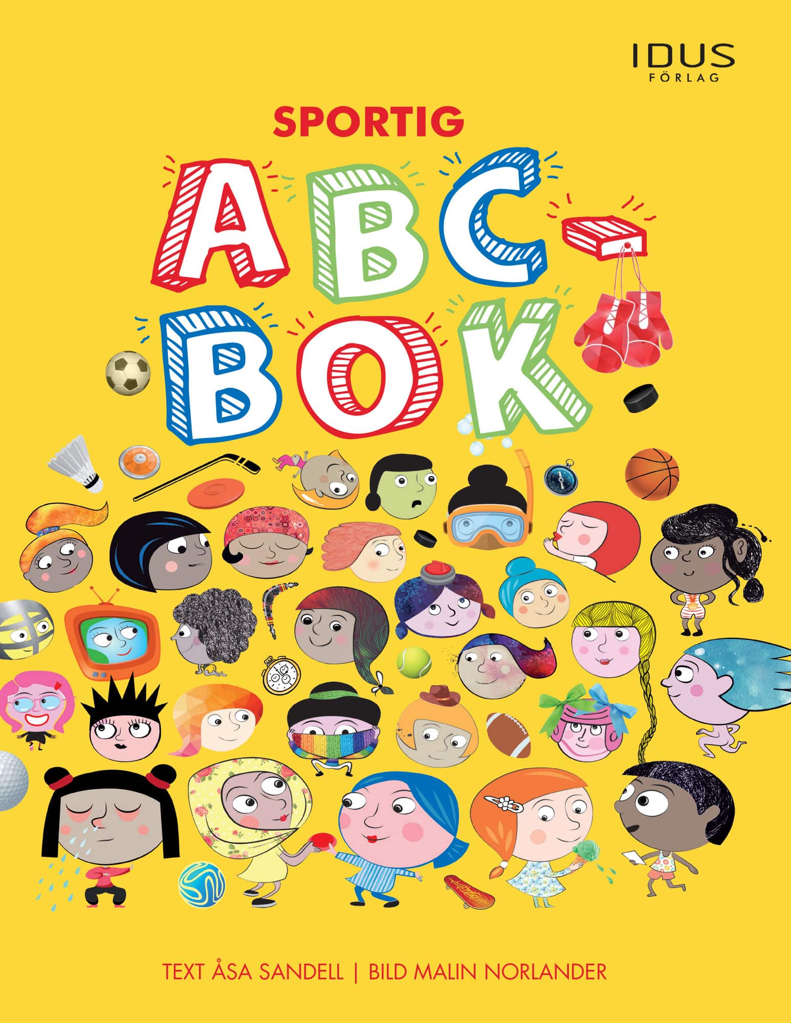 Sportig ABC-bok av Åsa Sandell
