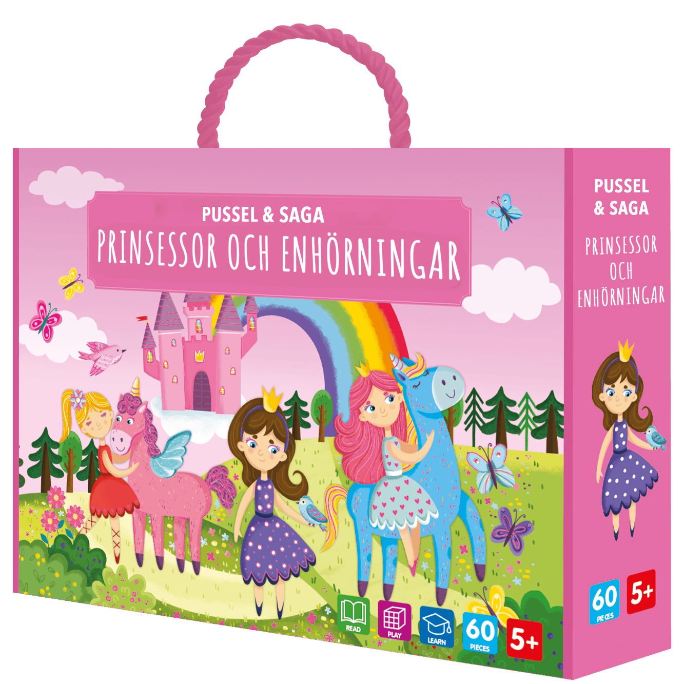 Pussel & saga. Prinsessor och enhörningar