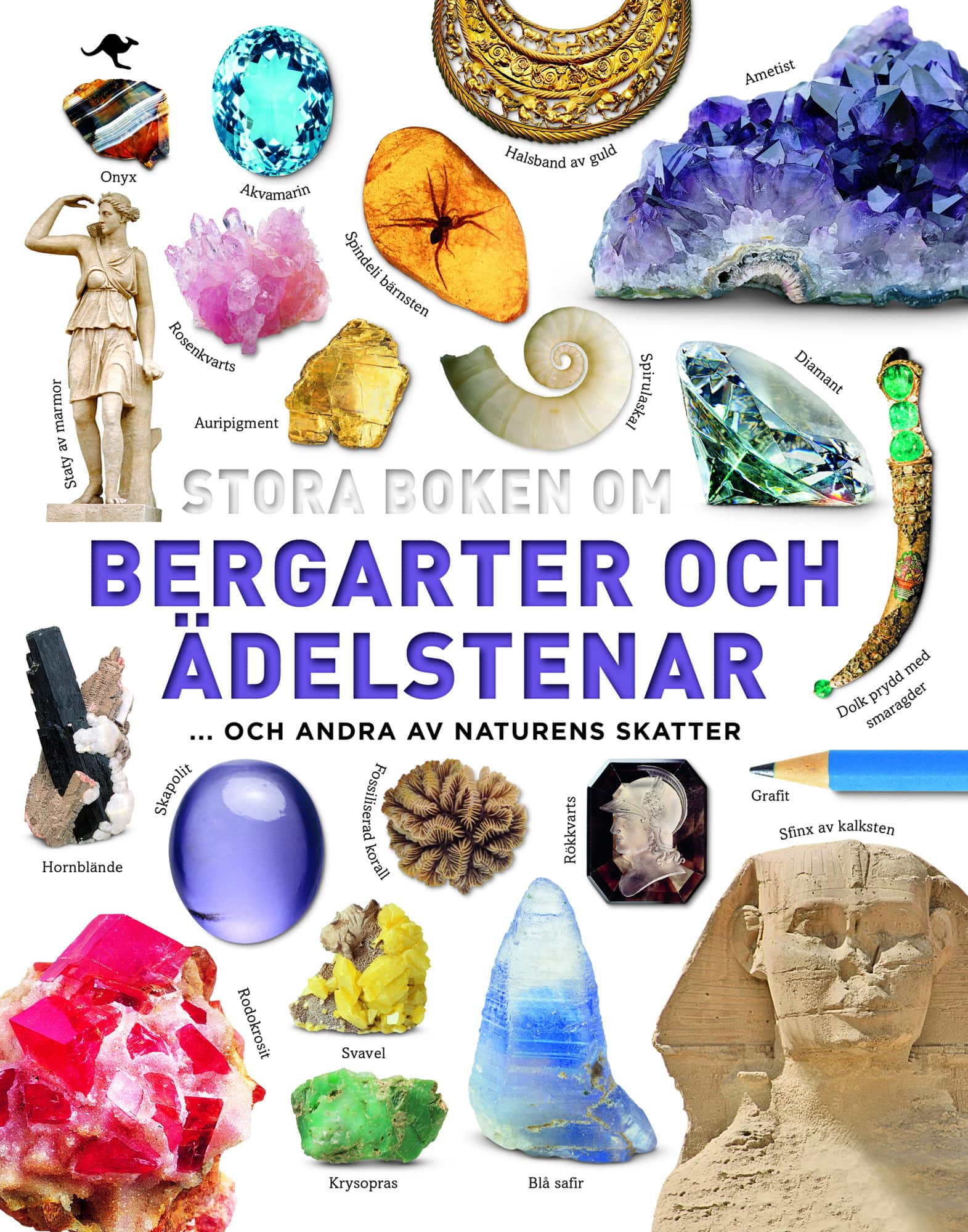 Stora boken om bergarter och ädelstenar : och andra av naturens skatter av Dan Green