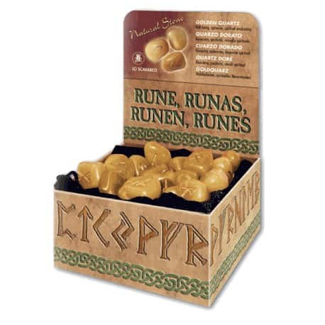 Golden Quartz Runes av Lo Scarabeo