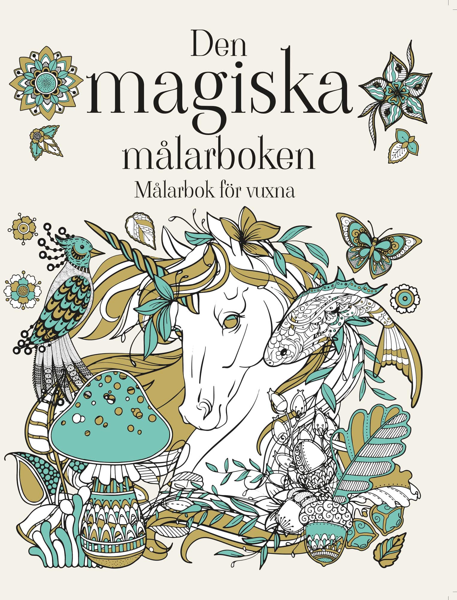 Målarbok för vuxna - Den magiska målarboken av Birgitta Melén