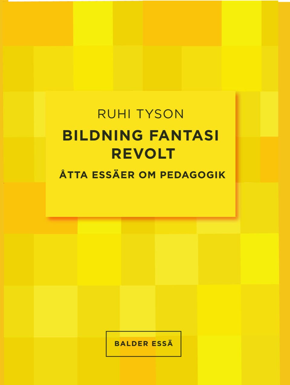 Bildning fantasi revolt : åtta essäer om pedagogik