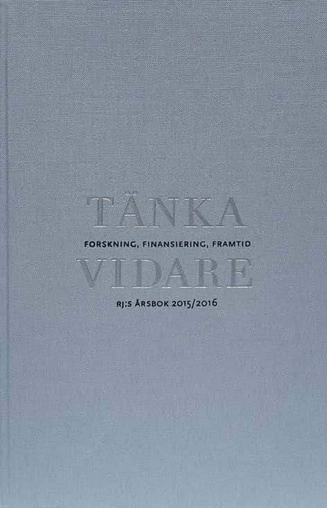 Tänka vidare : forskning, finansiering, framtid av Jenny Björkman