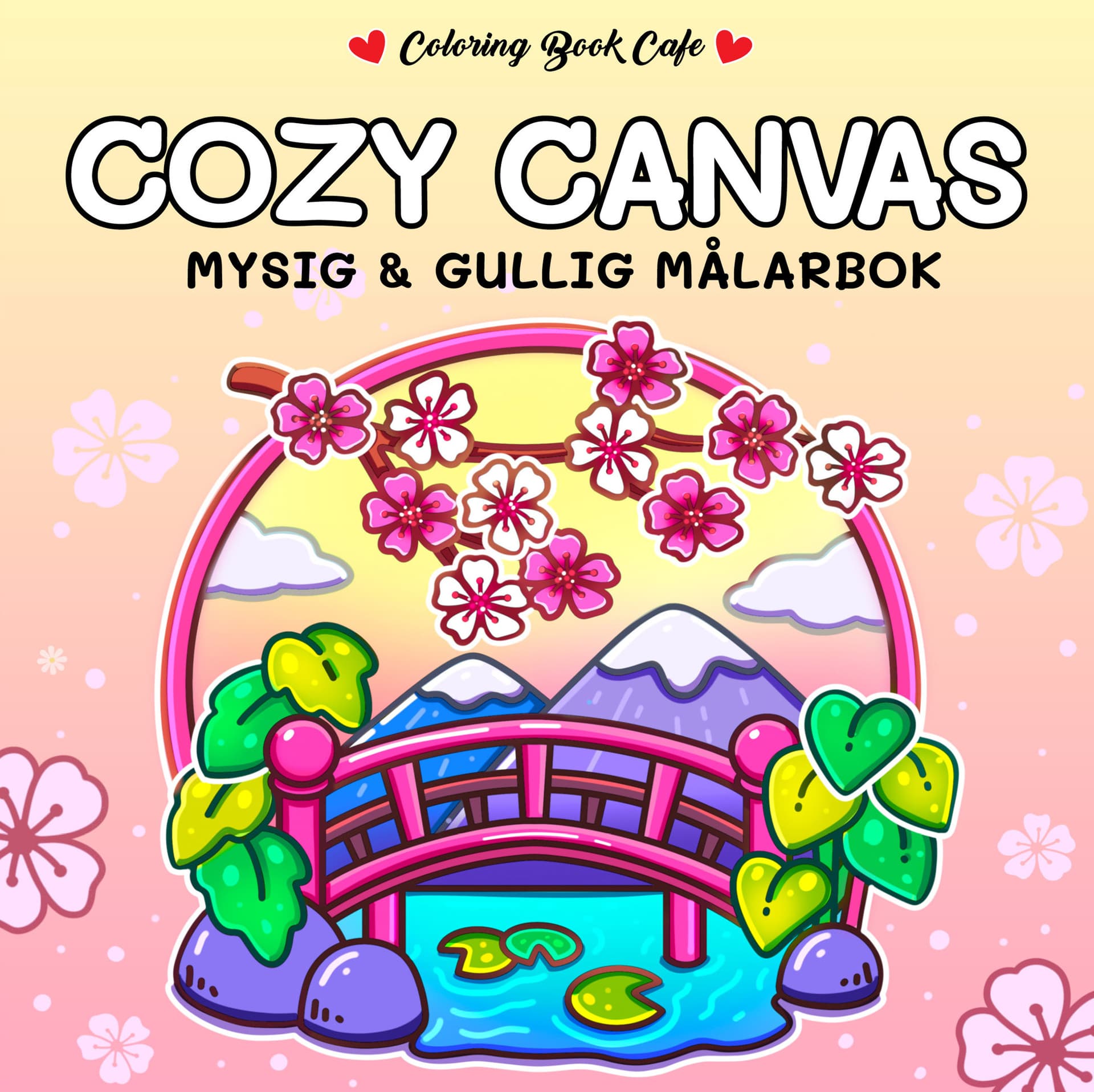 Cozy Canvas. Mysig och gullig Cozy Coloring målarbok från Coloring Book Cafe