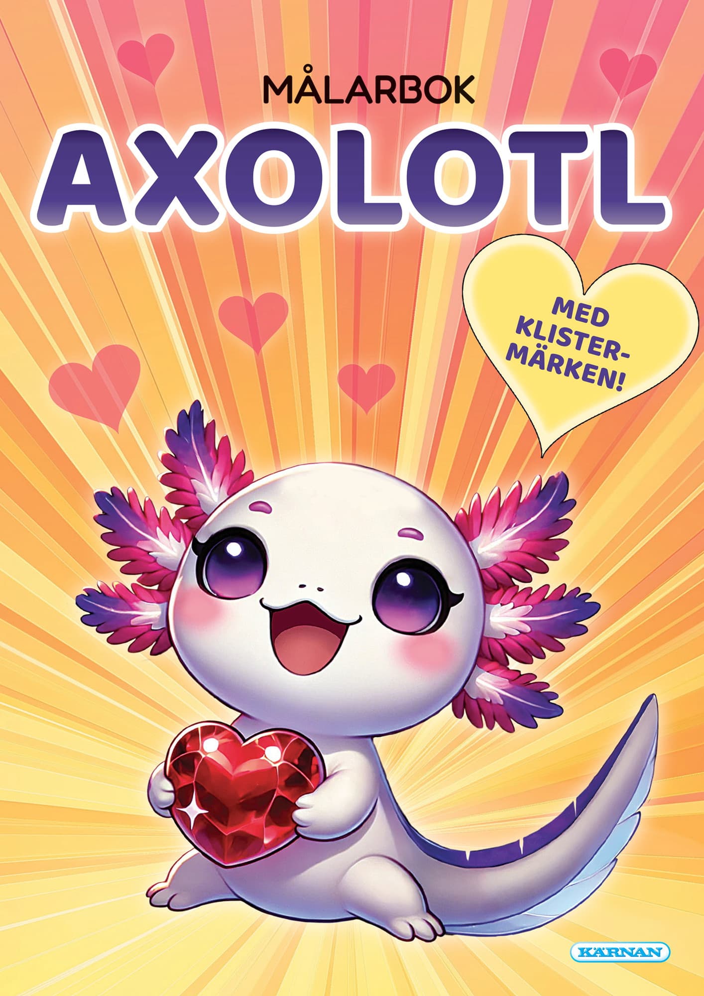 Målarbok Axolotl