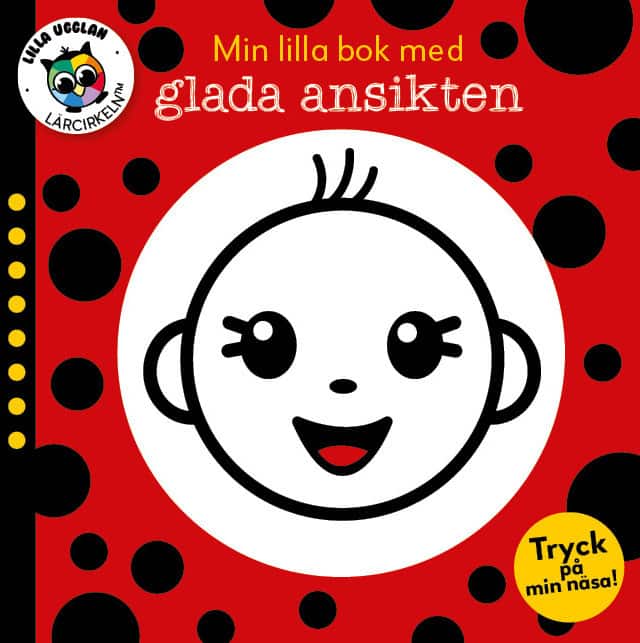 Min lilla bok med glada ansikten (stofbok)