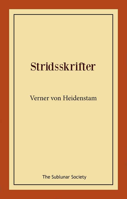 Stridsskrifter av Verner von Heidenstam