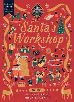 Santa's Workshop: Magical 3-D workshop to press out and make! Includes: 32-page book, 6 models, over 20 press-out pieces av Fiona Munro
