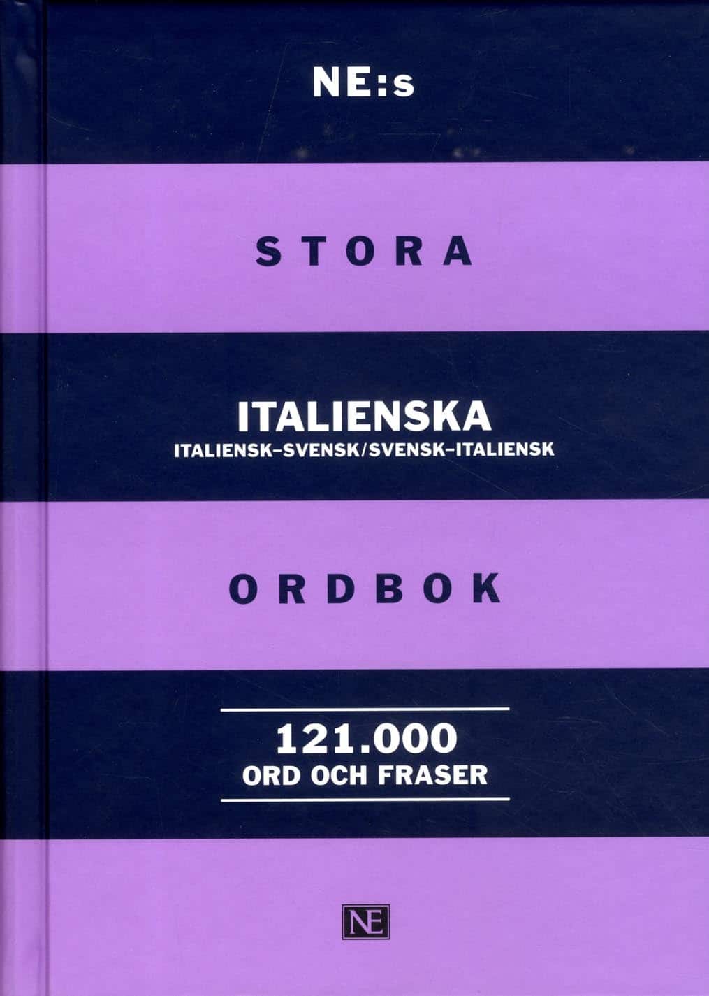 NE:s stora italienska ordbok : italiensk-svensk/svensk-italiensk av Riccardo Guglielmi