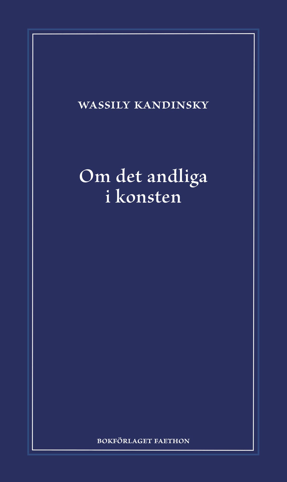 Om det andliga i konsten