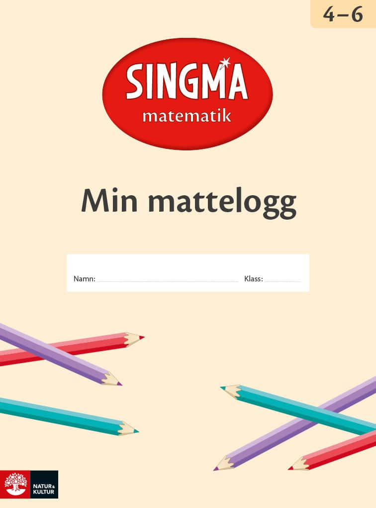 Singma matematik åk 4-6 Min mattelogg (10-pack)