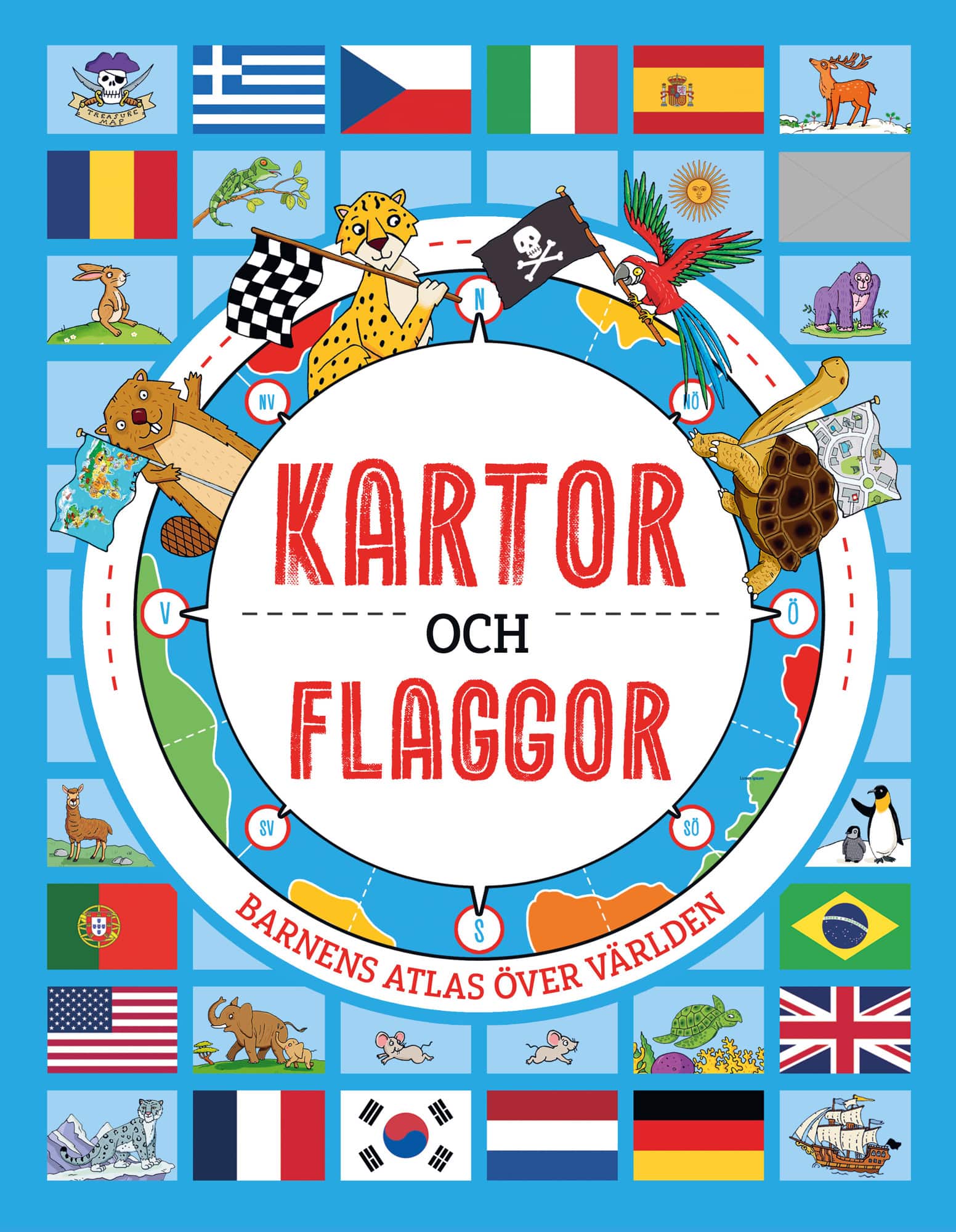 Kartor och flaggor : barnens atlas över världen av Joe Fullman