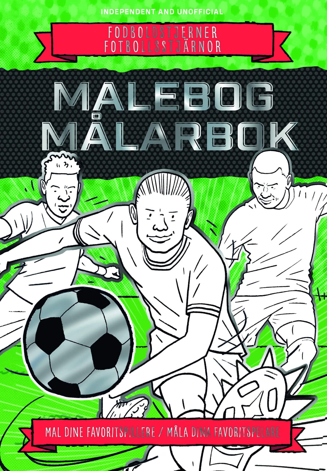 Football Superstars Deluxe målarbok