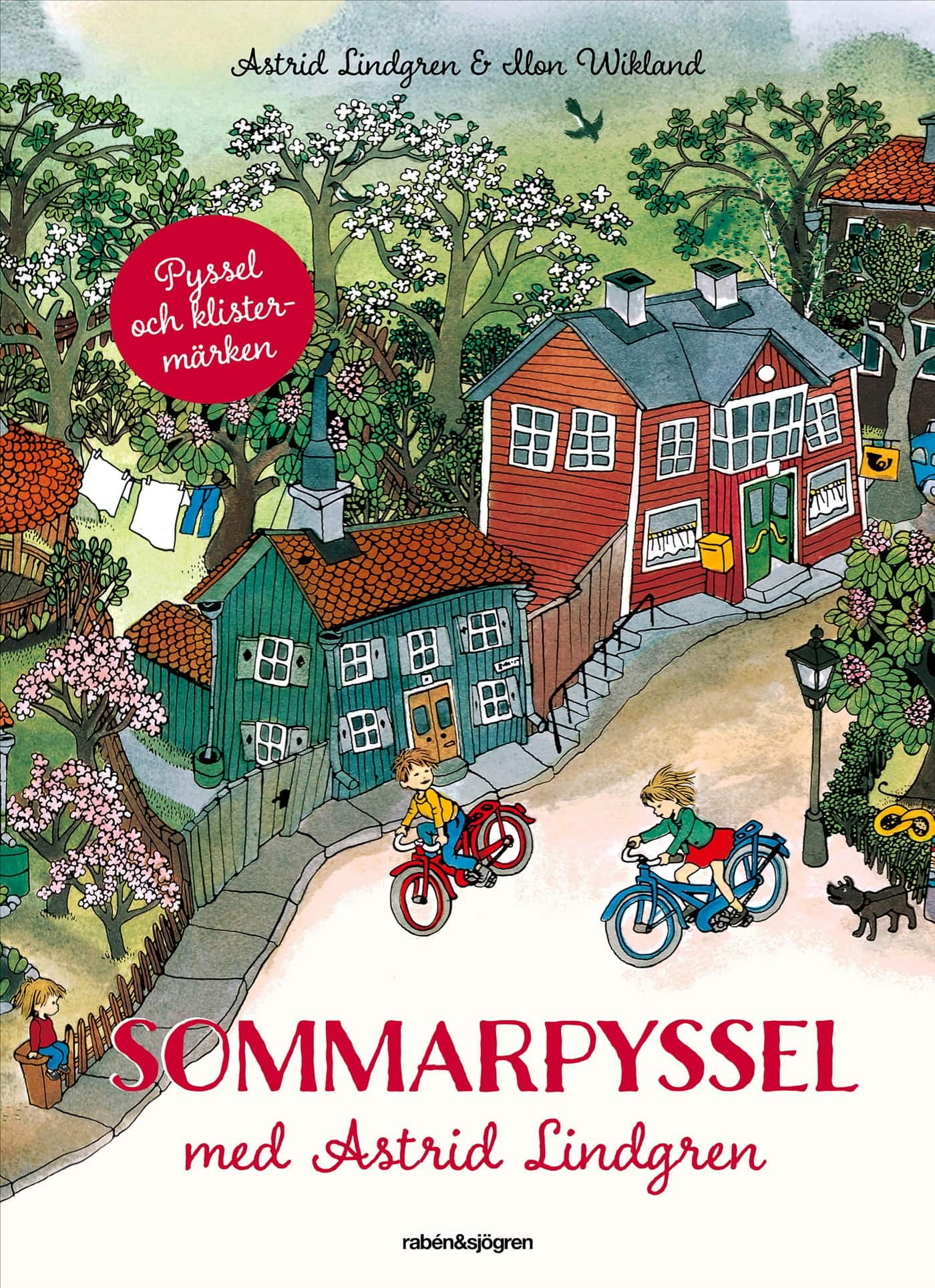 Sommarpyssel med Astrid Lindgren : med klistermärken av Astrid Lindgren