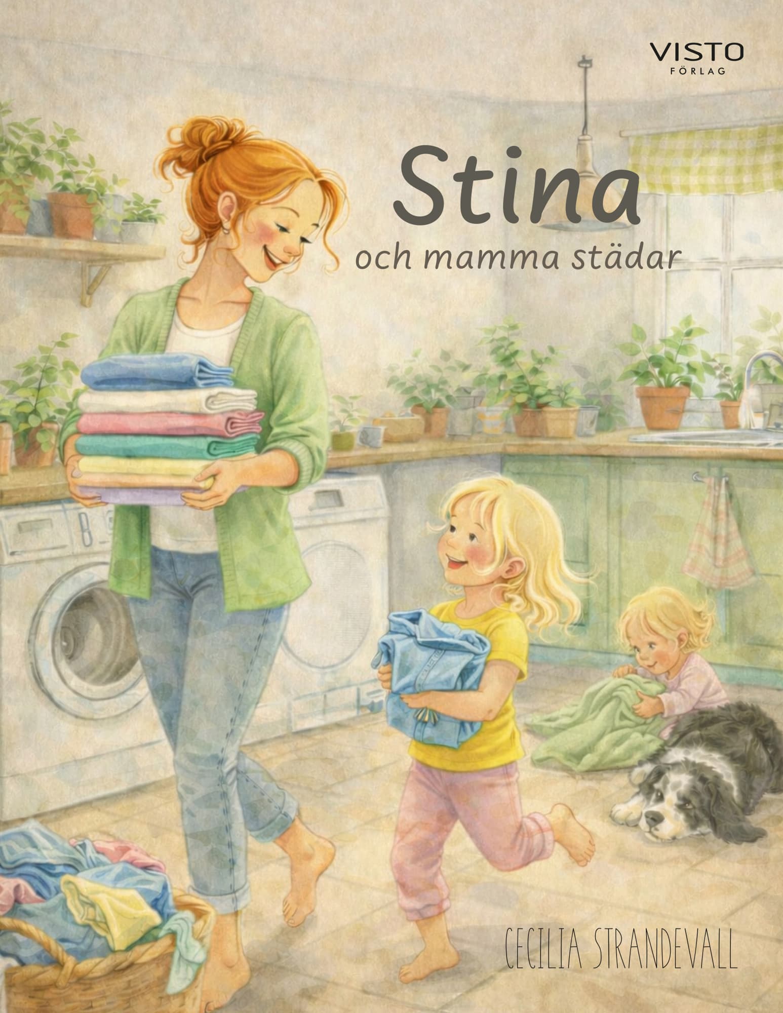 Stina och mamma städar