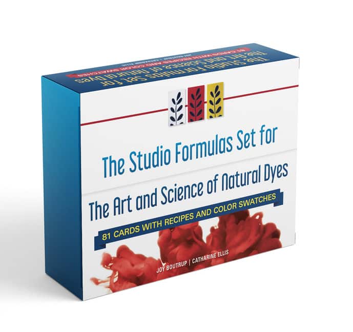 The Studio Formulas Set For The Art And Science Of Natural Dyes av Joy Boutrup - Catharine Ellis