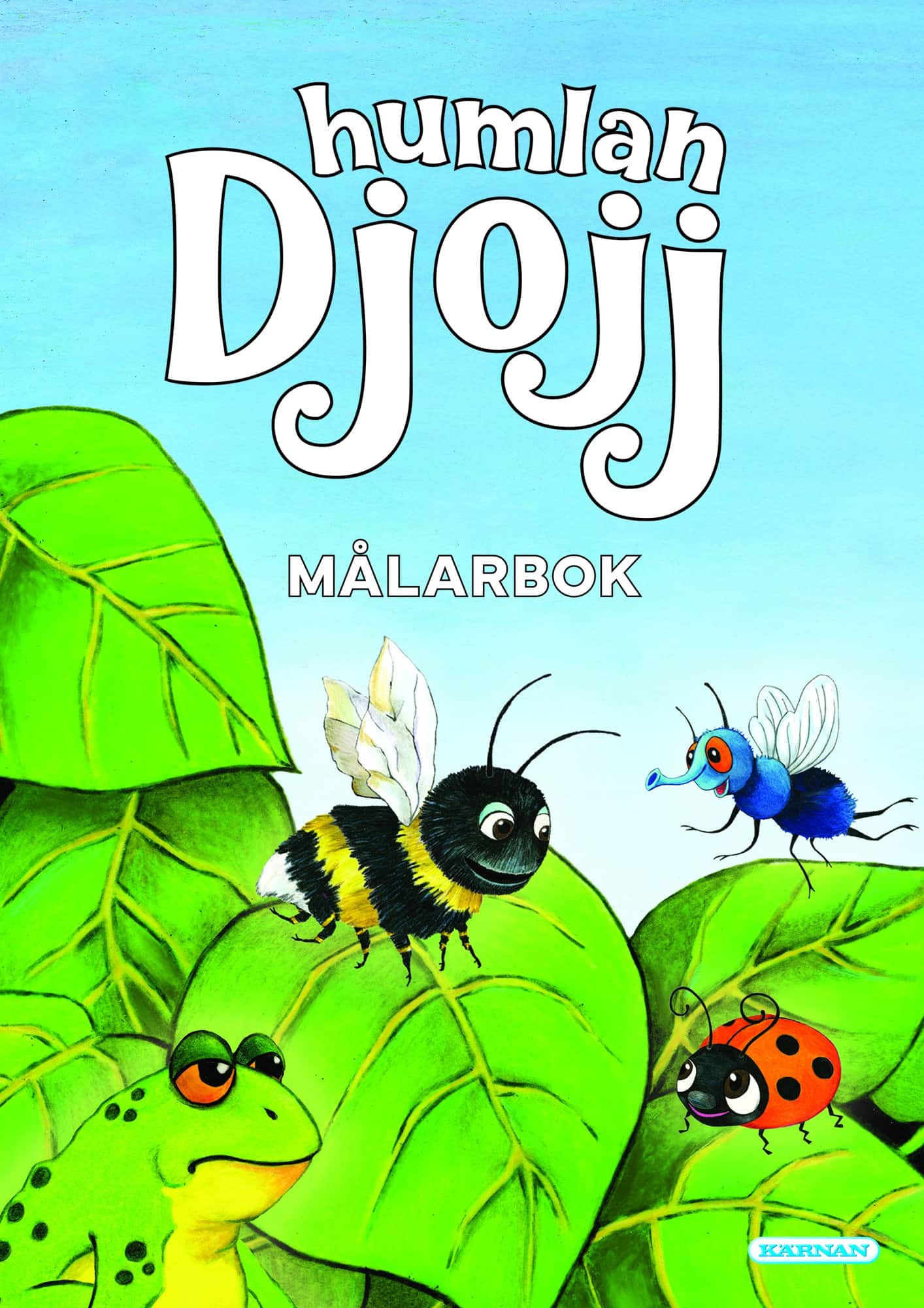 Humlan Djojj målarbok av Katarina Oldenburg