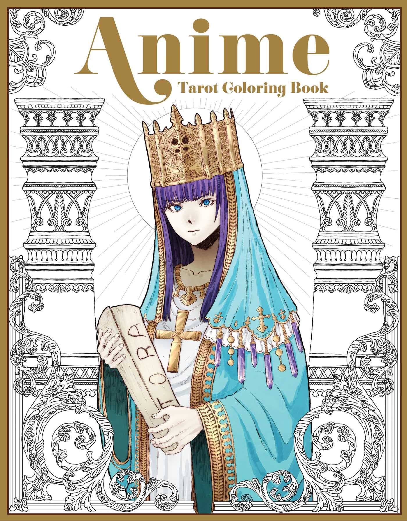 The Anime Tarot Coloring Book