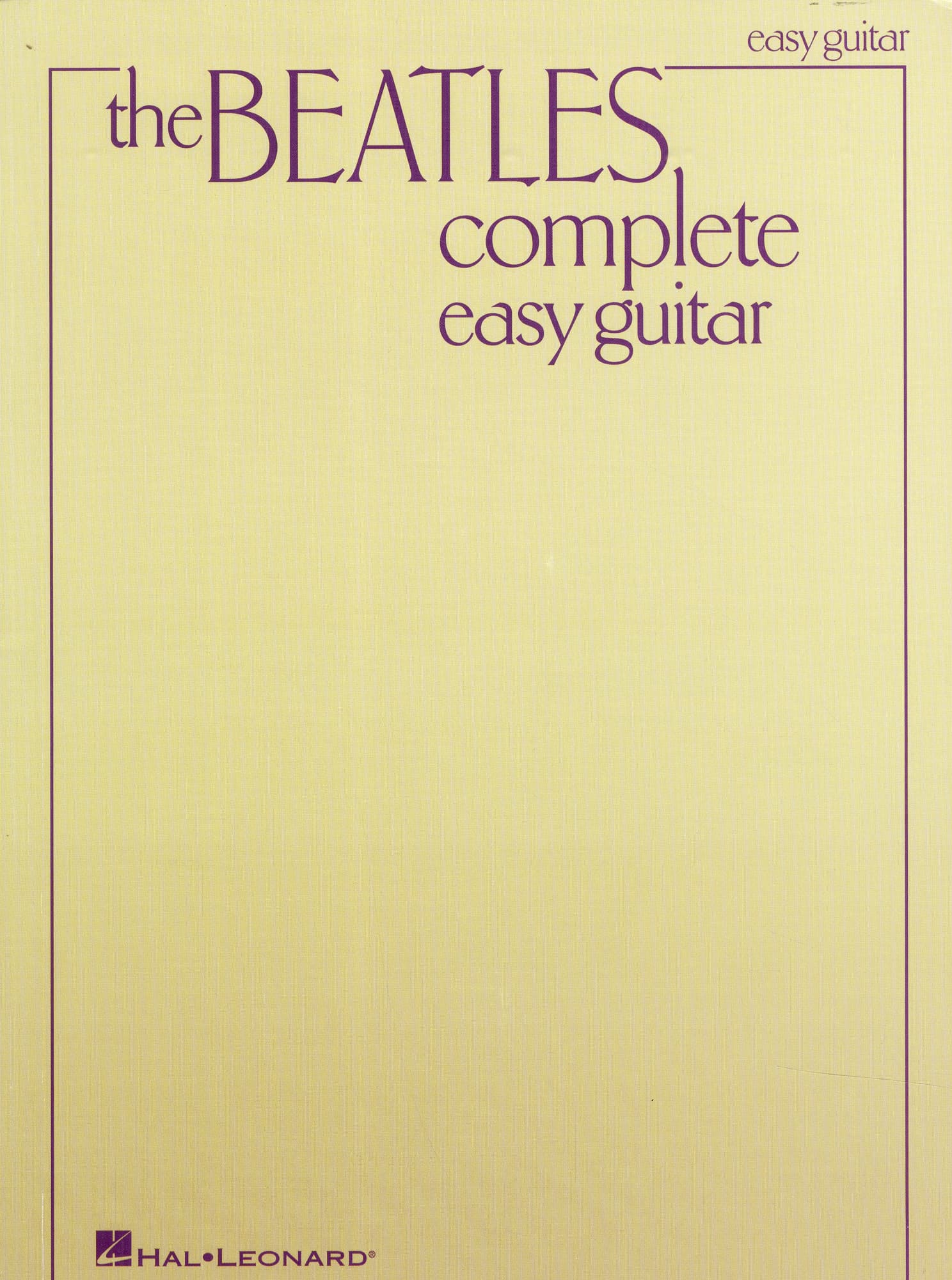Beatles complete, guitar