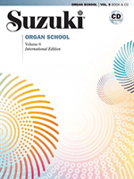 Suzuki organ school vol 6, bok/cd av Shinichi Suzuki