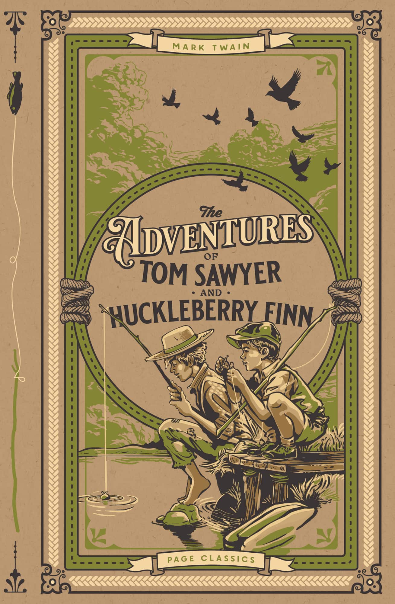 The Adventures of Tom Sawyer and Huckleberry Finn av Mark Twain