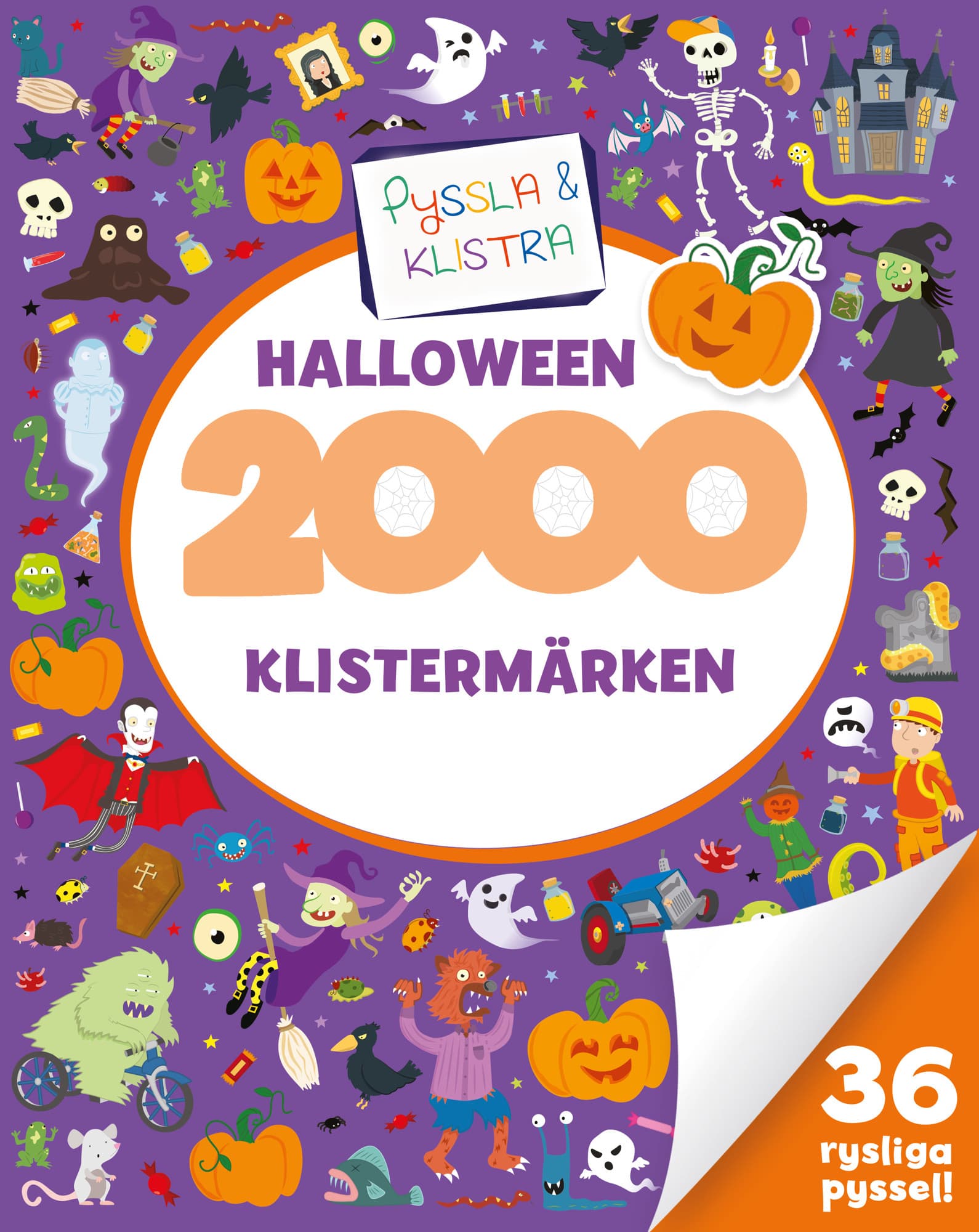2000 klistermärken. Halloween