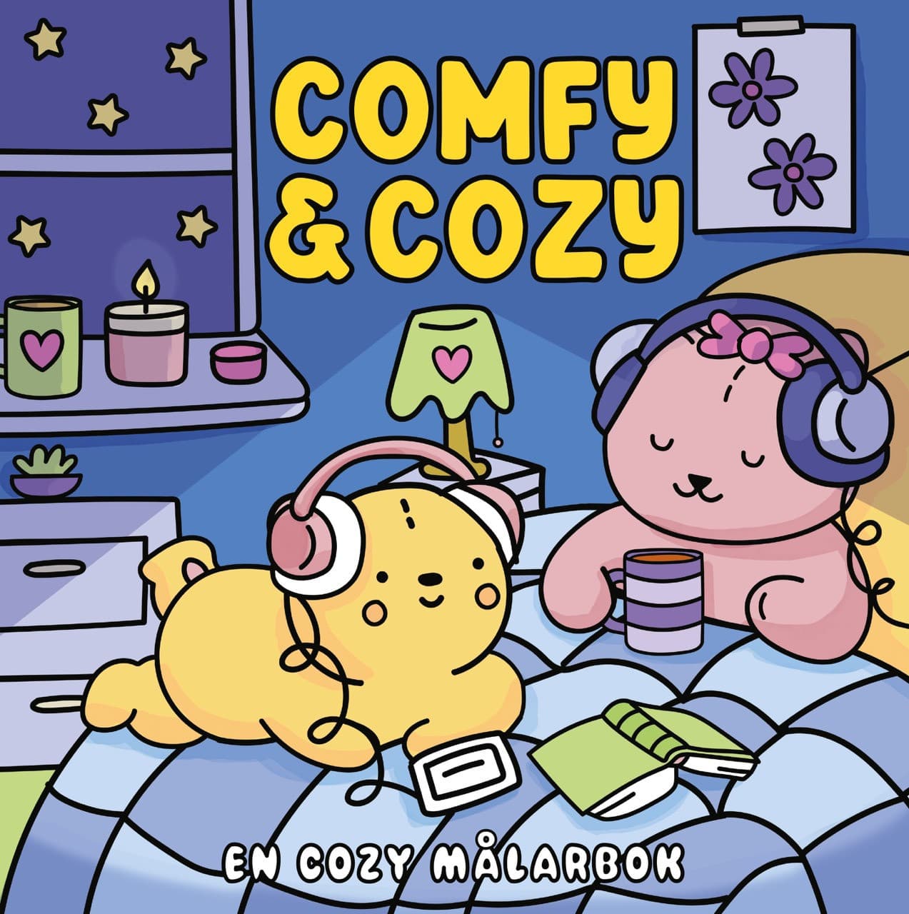 Comfy & Cozy. En cozy målarbok